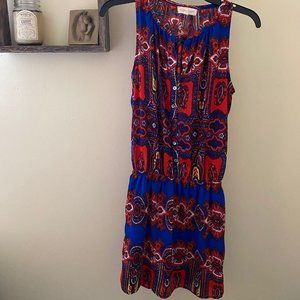 Patterned Multi-Color Boutique Dress